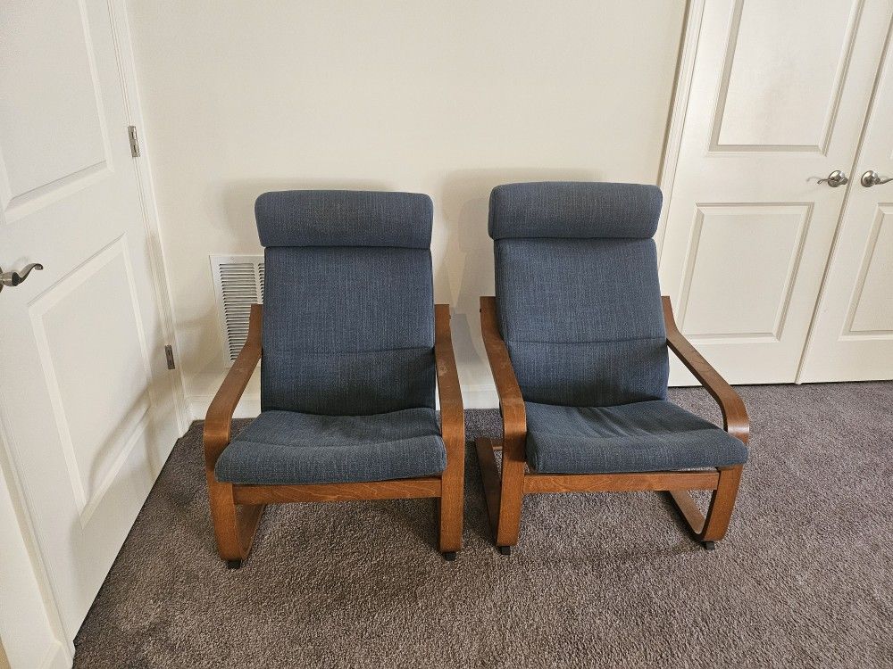 Ikea POANG Armchair Set (2)