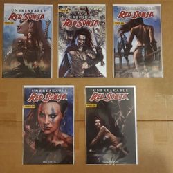 UNBREAKABLE RED SONJA COMPLETE SERIES, Issues 1-5, Dynamite Entertainment  NM 