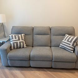 Ashley 3 seater power recliner sofa (1yr old hardly used) LIKE NEW 