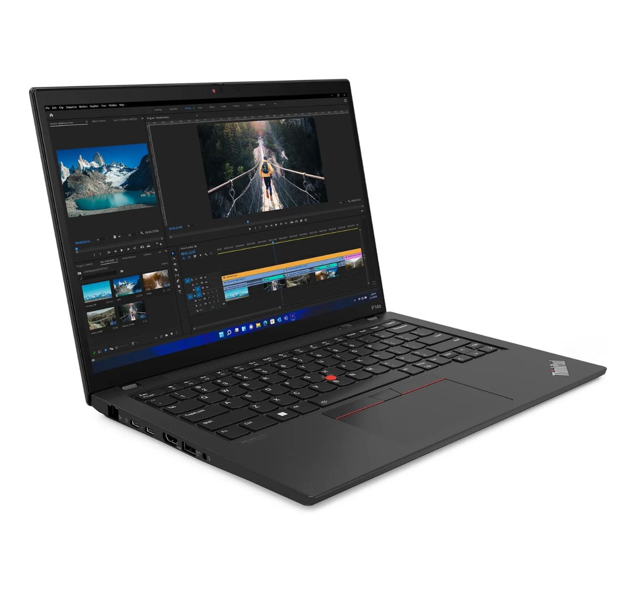 Lenovo ThinkPad P14s Gen 4 AMD Laptop, 14" IPS  LED , Ryzen 7 PRO 7840U, 256GB