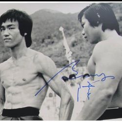 Bolo Yeung Signed "Enter the Dragon" 11x14 Photo authenticated