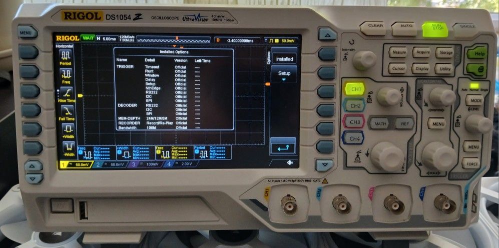 Rigol DS1054 Oscilloscope 100MHz