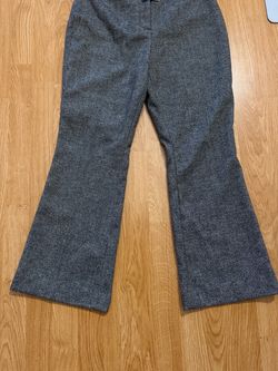 Gray Flare Dress Pants