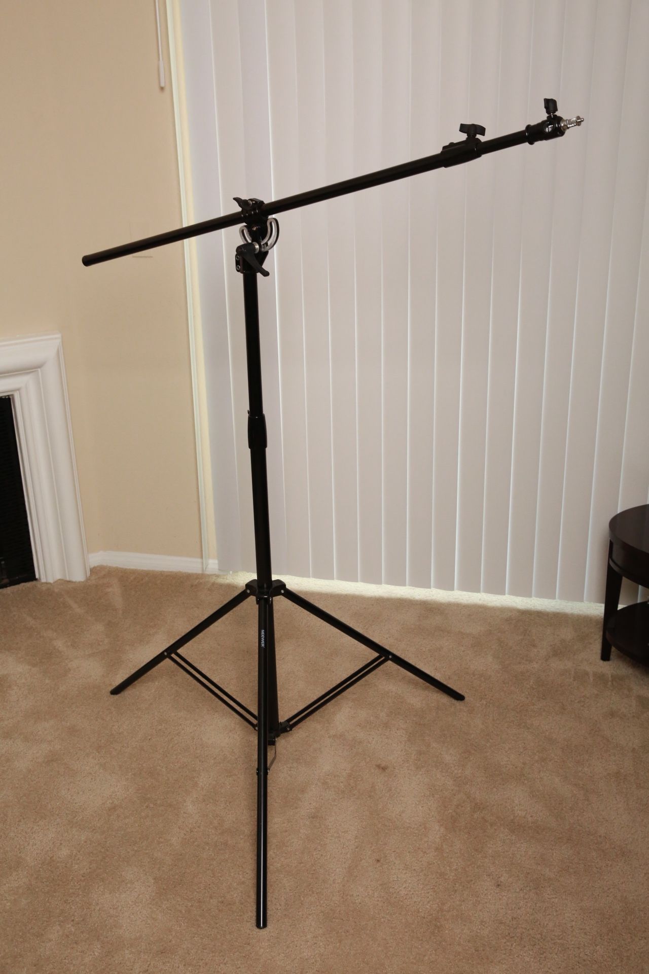 Boom Arm Light Stand for Studio Lights 6’ Stand 80” Arm