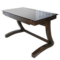 Wooden glass Top Desk