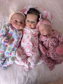 Reborn baby dolls.