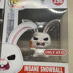 Funko Pop The Secret Life of Pets Insane Snowball #298 Target Exclusive!