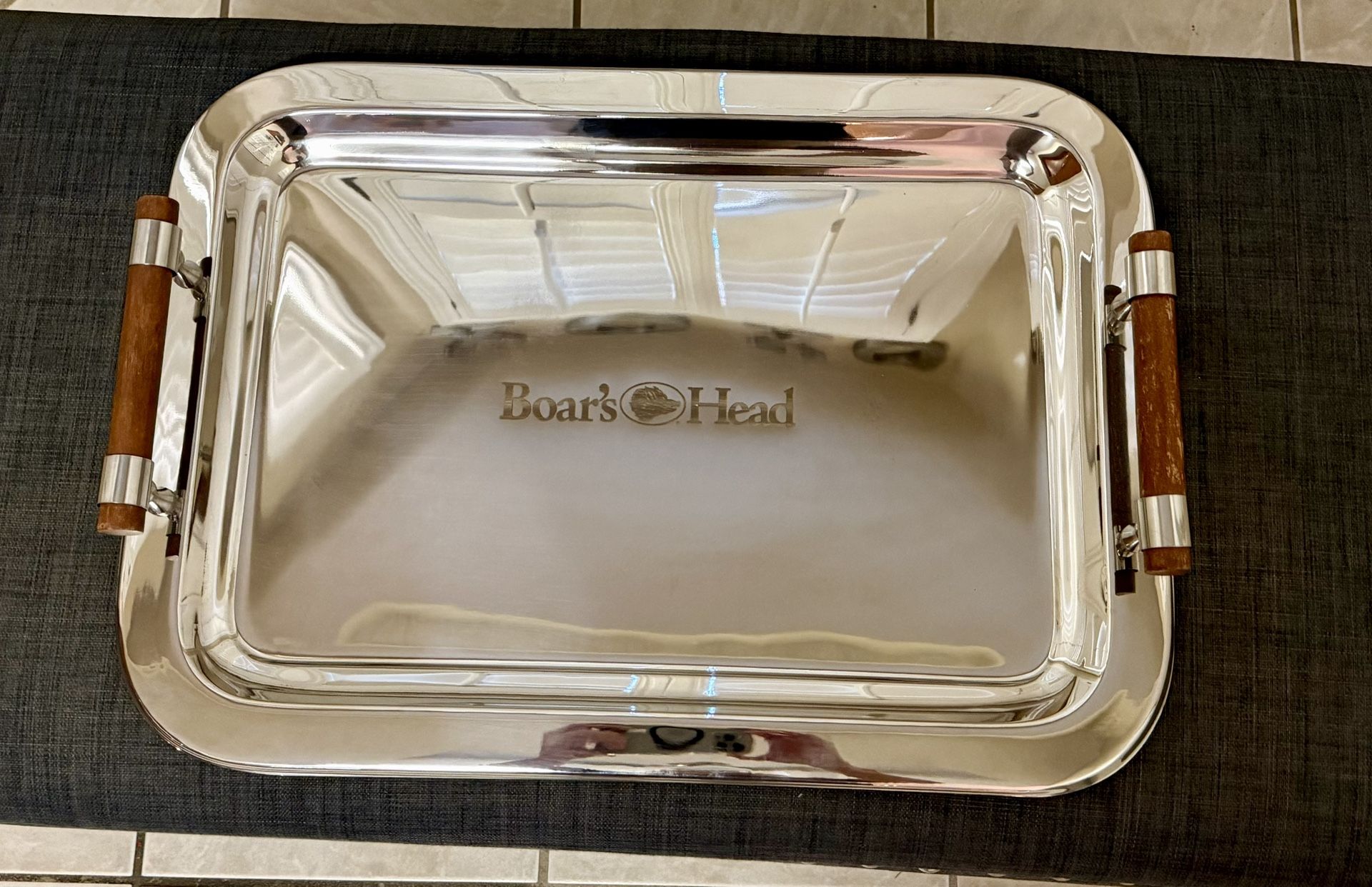 Brand New Silver Plated Serving Tray