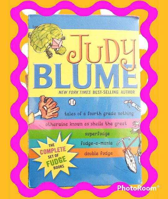 🆕️Brand New Classic Judy Blume: The Complete Box Set of Fudge 5 Books in All