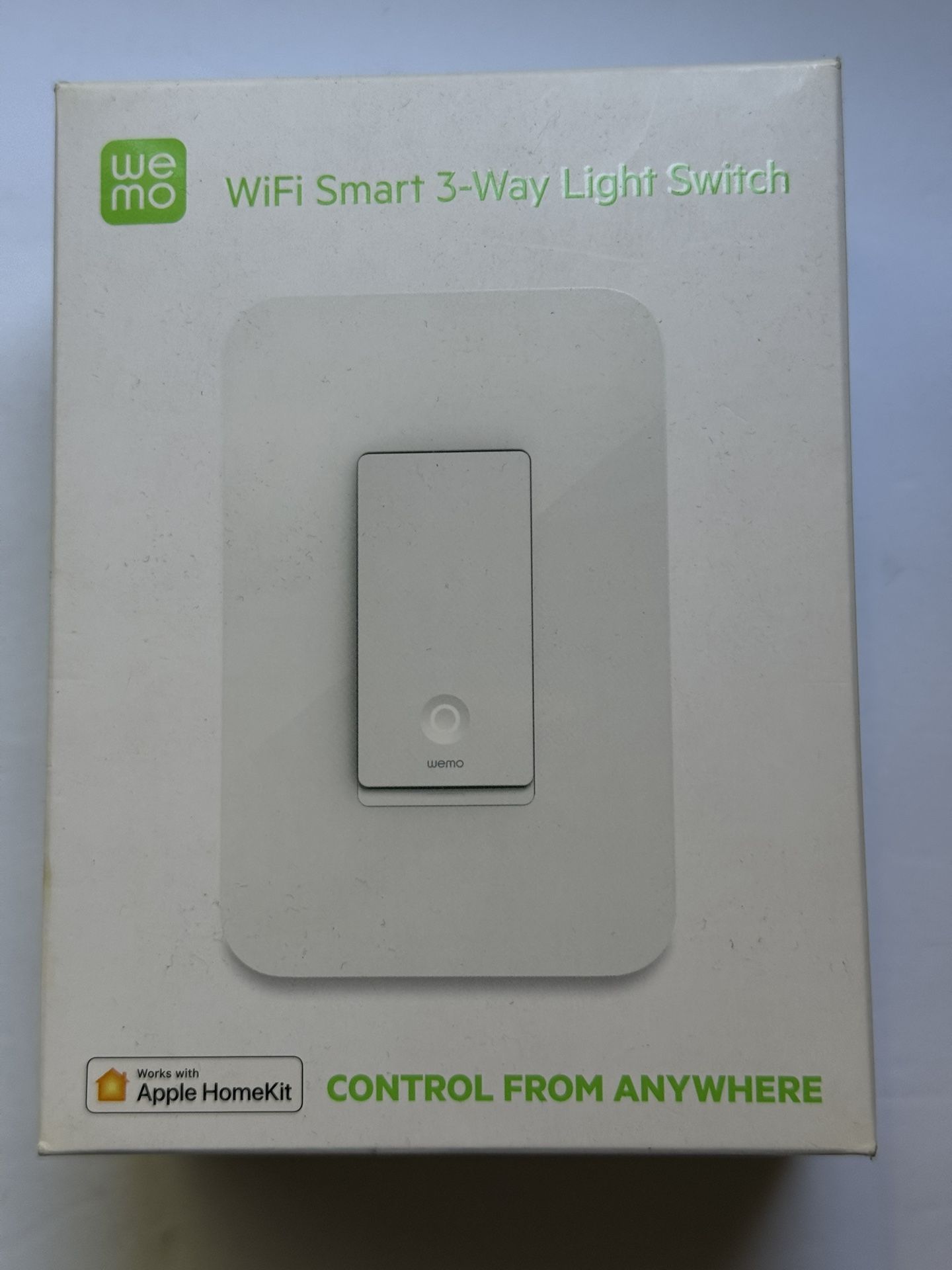 Wemo Smart Light Switch with Thread - Smart Switch for Apple HomeKit - 3 Way Switch Compatible - Smart Home Products, - Can only be used with Apple Ho