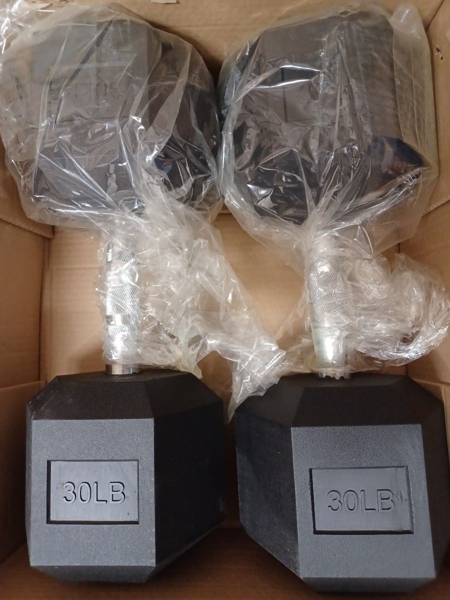 30 lb Dumbbells **$1 per pound**⁰