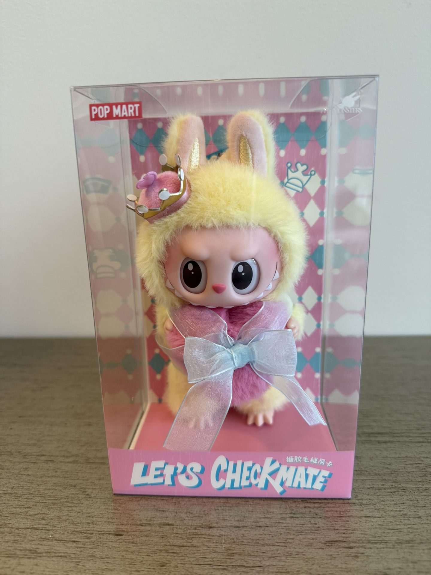 Let’s Checkmate Labubu (Queen) - Pop Mart Plush Pendant (New / Authentic)