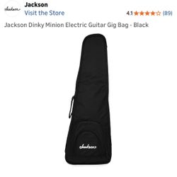 Jackson New Dinky Minion Electric Guitar Gig Bag - Black