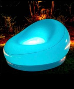 Gorgeous beautiful led illuminated pool patio chair