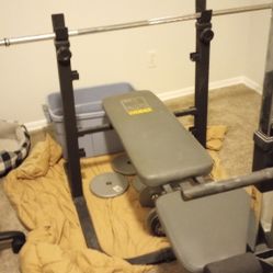 Weider 160 Bench Workout Equipment 