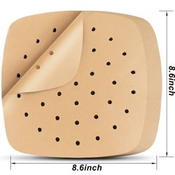 Air Fryer Paper, 8.6”, 100pcs, New