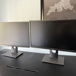 Dell Office Monitors w/ All Equipment