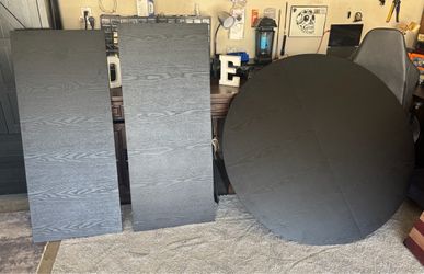 36" extendable table top with 2 leafs - no legs