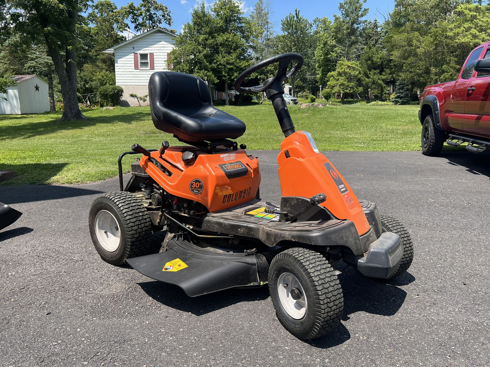 Columbia riding Mower