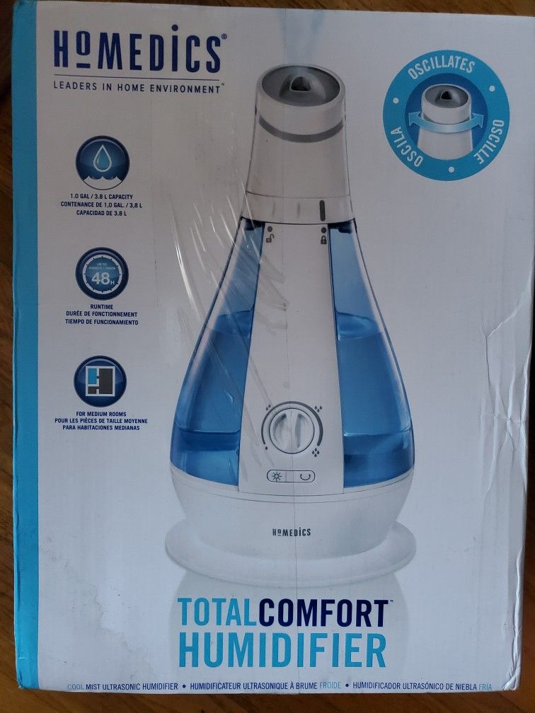 Cool Mist Oscillating Ultrasonic Humidifier | HoMedics - $50(Astoria)
