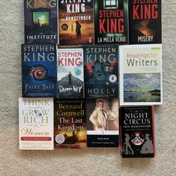 Huge Book Lot - Stephen King Collection + Bonus Books (12 Total!)