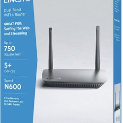 Netgear Linksys E2500-4B  Wi-Fi 4 IEEE 802.11n Ethernet Wireless Router