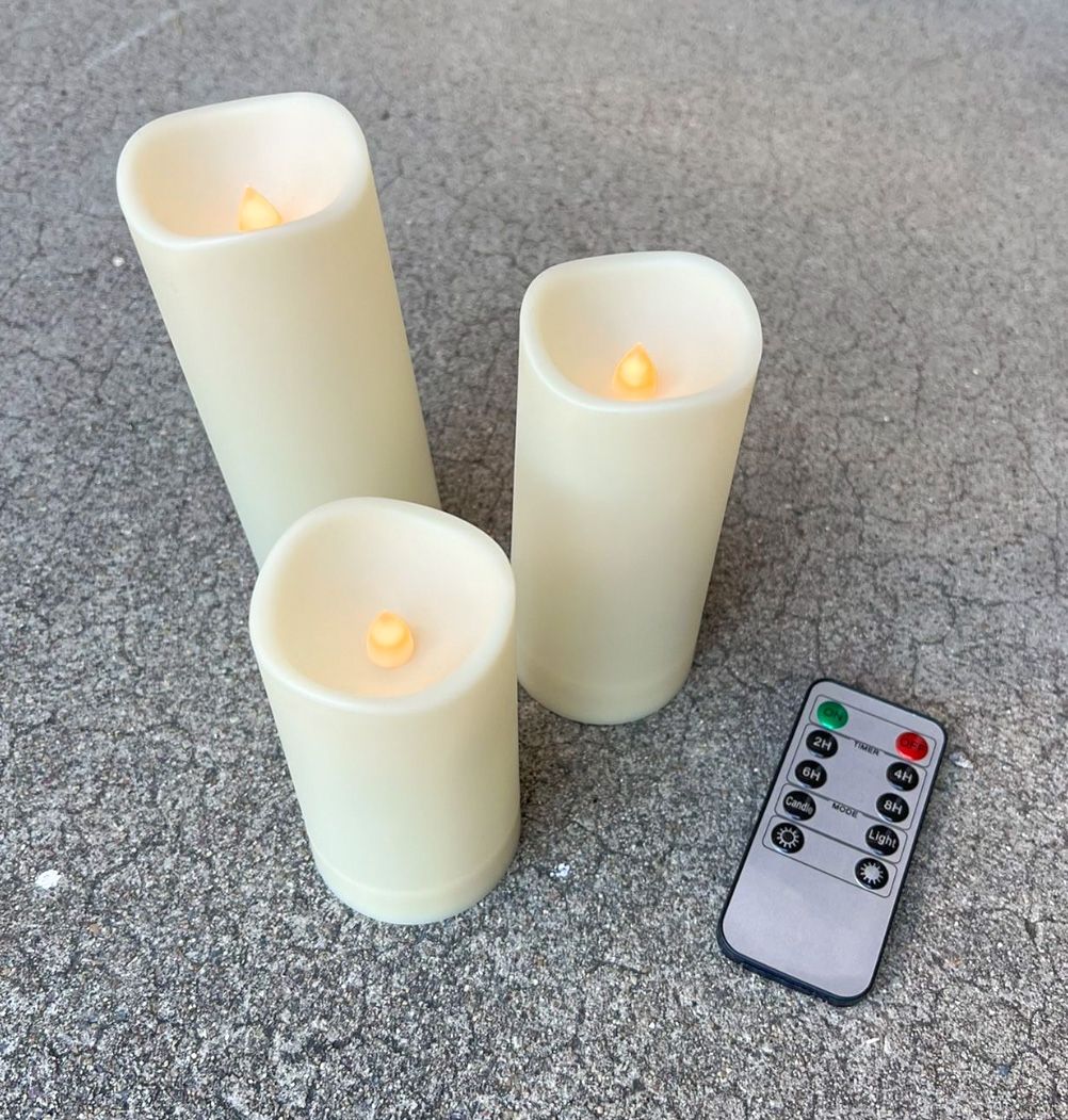 Set Of 60 Flameless Candles