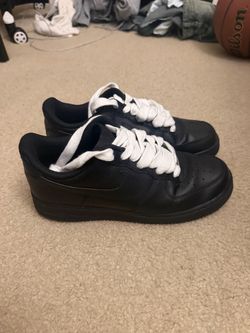 All black air force 1 size 10