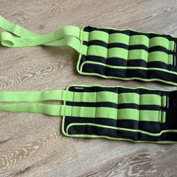 Adjustable Ankle Weights (Pair) – Up to 20 lbs