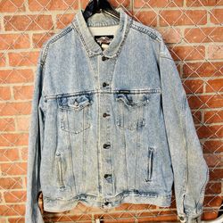 Harley Davidson Denim Jacket Size: 2X