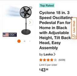 LASKO CYCLONE FAN