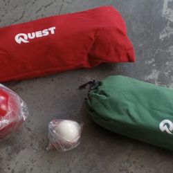 Quest Premium Level 110 mm Bocce Ball Set with Bag.