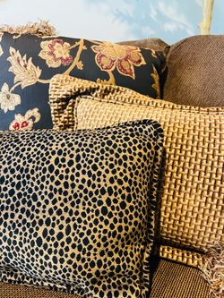 Accent Pillows | High-End | Down Filled | Washable Cover | Like New
