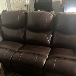 Leather couch
