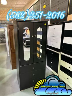 Black tall wardrobe compressed cajonera Comoda chest mueble