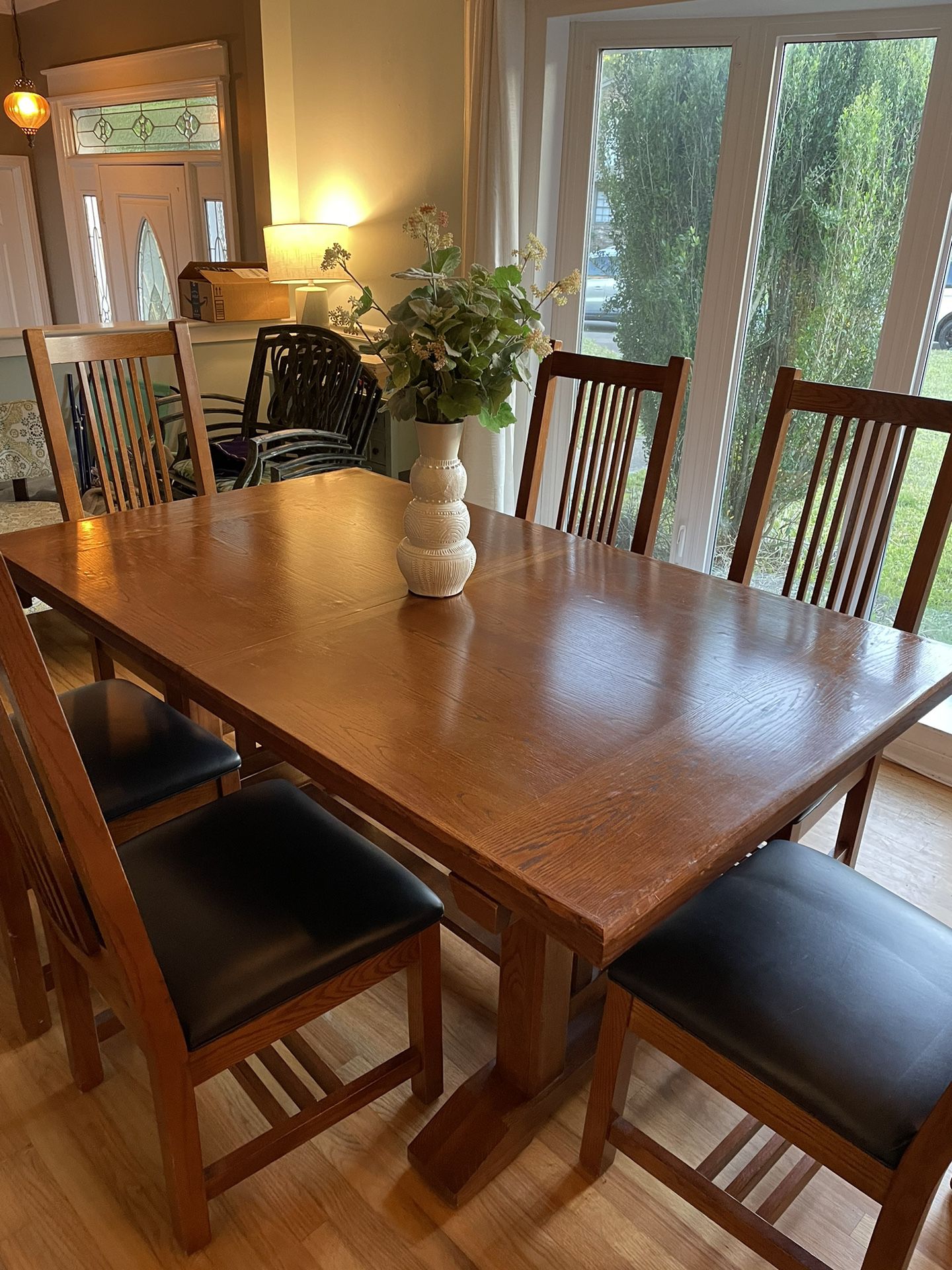 Dining Table And Chairs Set 6 For Sale