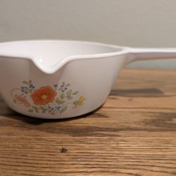 Corelle Wildflower P-89-B Saucepan Pour Spout Pan  No Lid