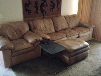 Couch,Chair and Footstool