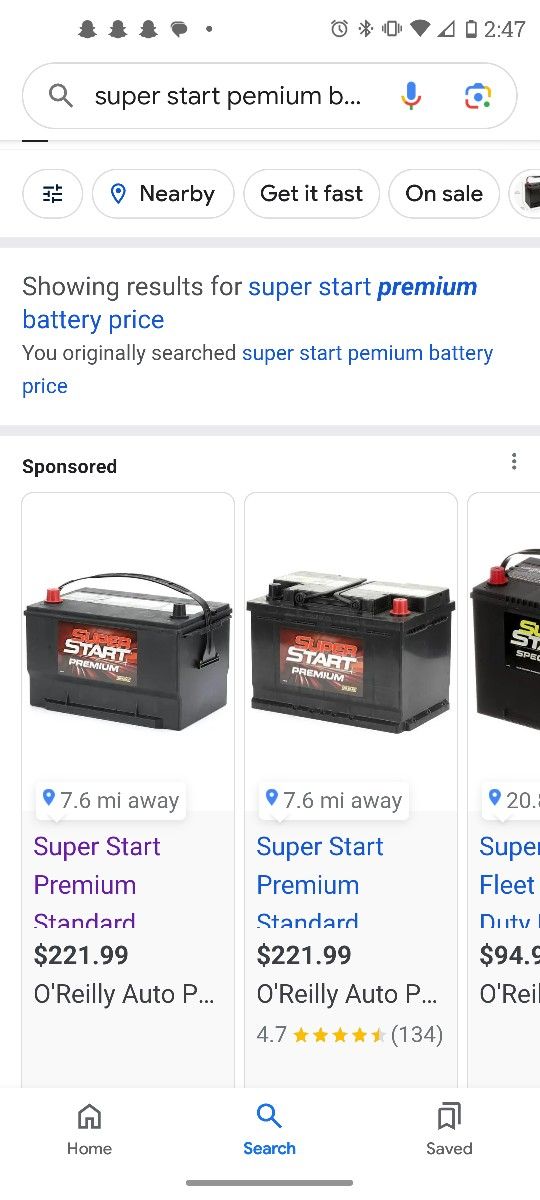 Super Start Premium Battery