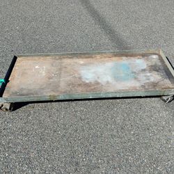 5'x2' And 1/2 Dolly Creeper Heavy Duty Caster Wheels Working
