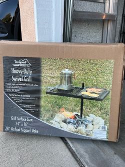 Texsport Heavy-Duty Swivel Grill – Campfire Cooking Grill