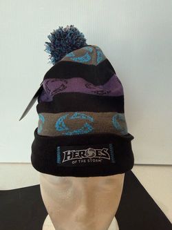 JINX Heroes of The Storm Winmore Knit Pom Knit Beanie Blizzard