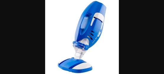 Pool Blaster Max Li Cordless Pool Vacuum - Battery-Powered, 10.5" Head, Blue/White
