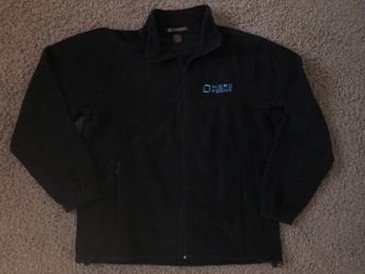 Harriton Men's Black Task Performance Fleece Full-Zip Jacket Size M New Never Used Garage Sale