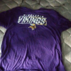 Minnesota Vikings T Shirt Short Sleeve XL 