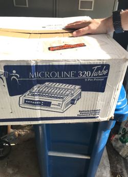 Micro line 320 Turbo 9 pin printer. New in box Okidata
