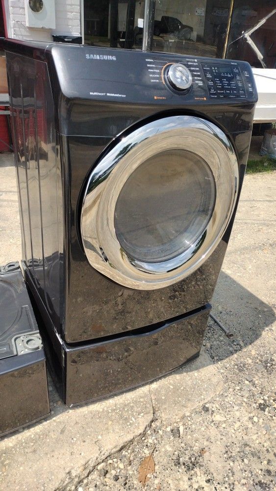 Samsung dryer works very well $175 pedal stool $25