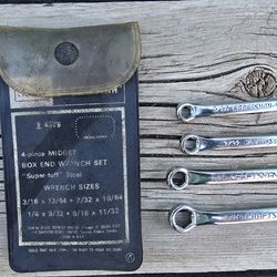 Vintage Craftsman Midget Wrench Set