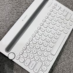 logitech bluetooth 3-in 1 multi device keyboard white