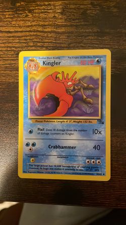 Kingler Stage 1 Pokemon